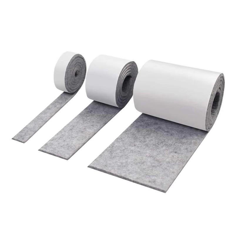Self-Adhesive Felt Furniture Pad Roll For Hard Surfaces Heavy Duty Felt Strip 1M Protector Wear-resisting Table Chair Leg Sticky
