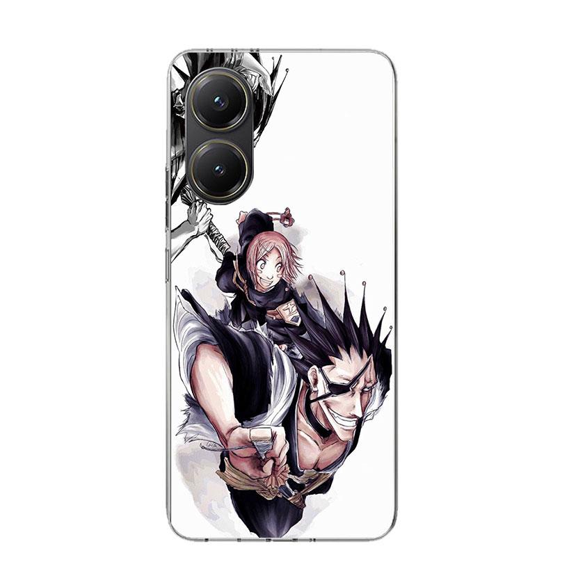 Zaraki Kenpachi Bleach Phone Case For Xiaomi Poco F7 Ultra X7 X6 Pro X5 Redmi 15 15C 13 13C 12 12C 10 10A 10C 9 9A 9C 9T Shell P