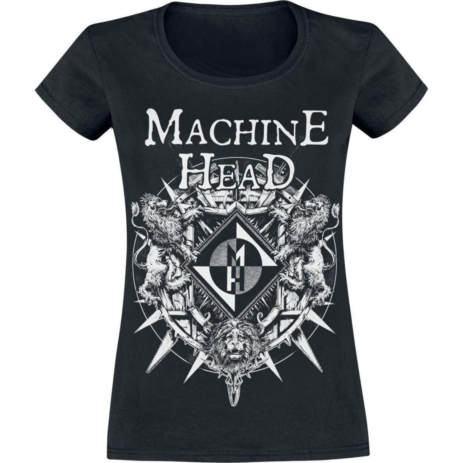 Женская футболка Machine Head_ Кровавый камень S чёрный