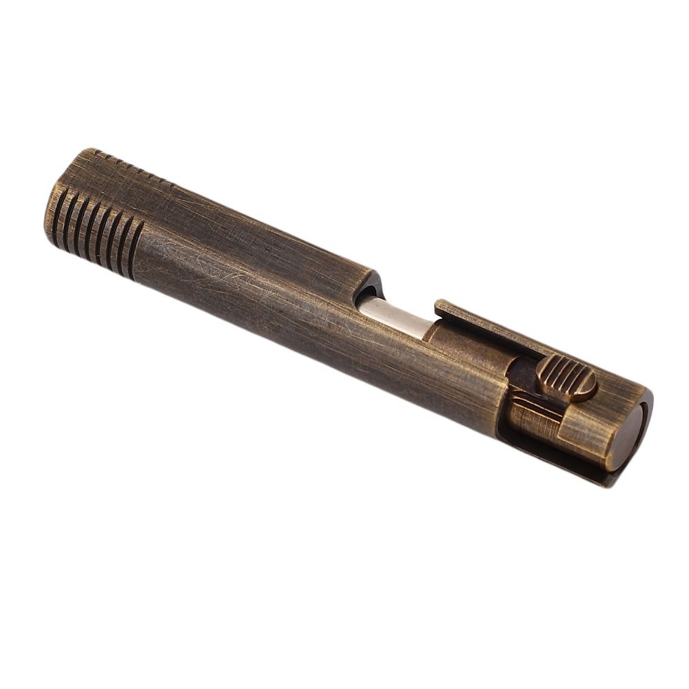 Durable Brass Mini Ballpoint Pen Replaceable Ink Compact Ballpoint Pen EDC Pen Writing Tasks