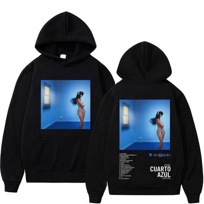 Aitana Cuarto Azul Album  Graphic Print  Hoodies Men Women Oversized Loose Tracksuit Long Sleeves Fleece Aesthetics Pullover