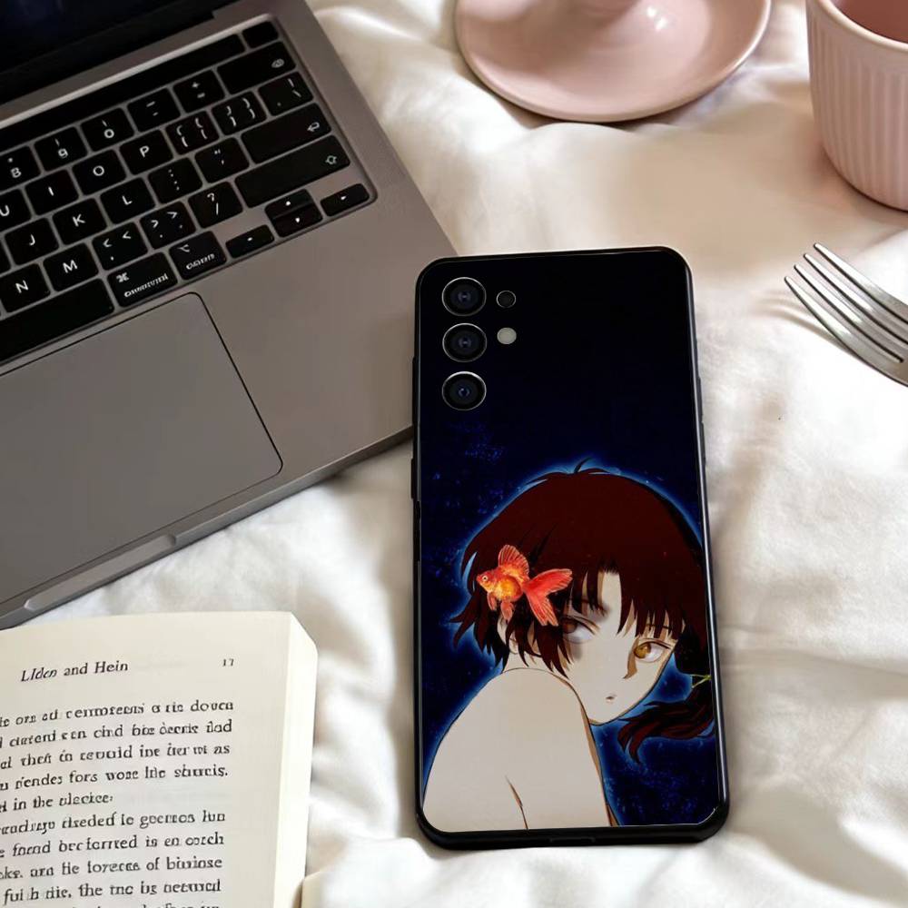 S-Serial Experiments L-Lain Phone Case For Samsung S25,24,23,22,30,21,10,9,Ultra,Plus,Lite,FE,4,5 G Soft Black Case