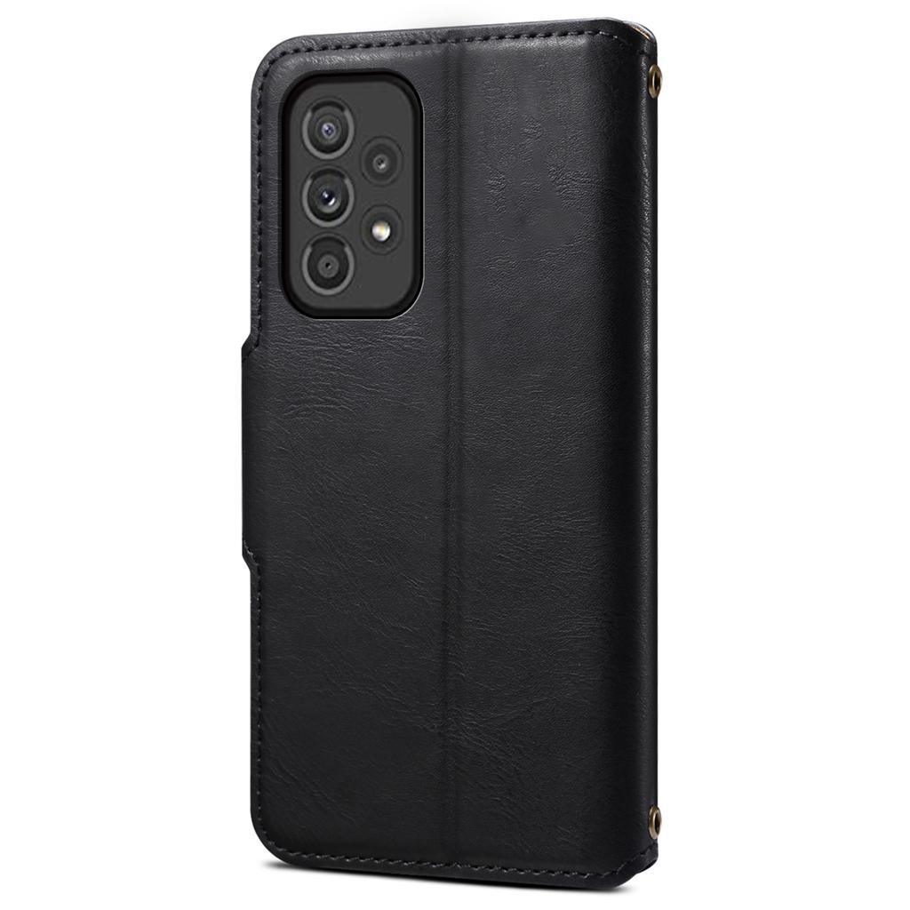 DENIOR For Samsung Galaxy A33 5G Case Wallet PU Leather Drop-proof Phone Cover
