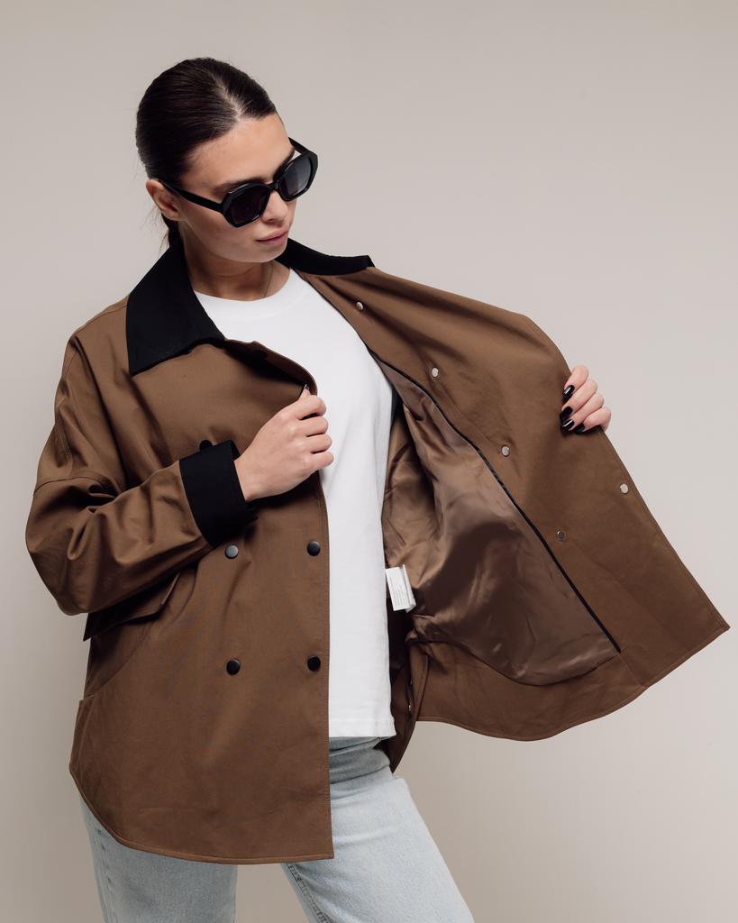 Windbreaker Clasna 229008 46 Brown