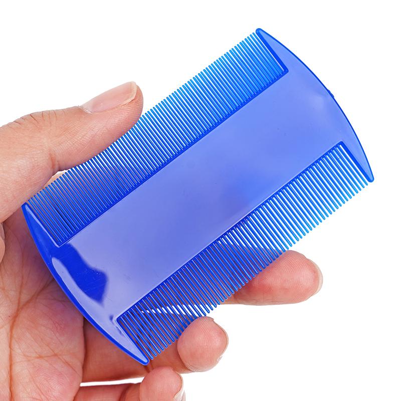 1pcs Plastic Double Sided Nit Fine Tooth Head Lice Hair Combs for Pet Dog Cat Flea Hair Combs Brush Pet Hair Cleaning Supplies