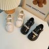 Girls Mary Jane Shoes Glossy PU Children's Leather Shoes Spring Autumn Rhinestone Kids Fashion Princess Party Shoes Lolita Style