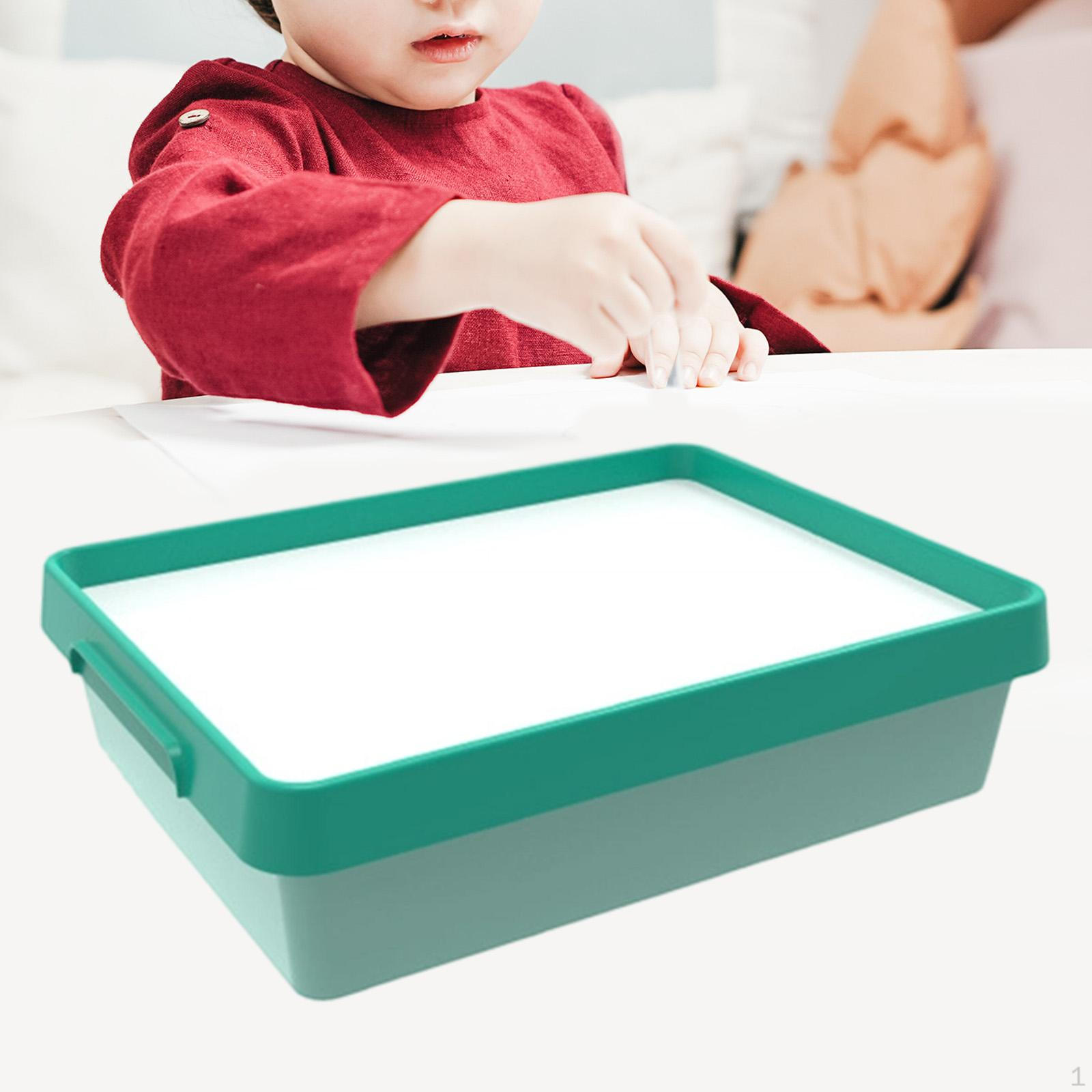 

for Painting with, Sensory Light Table with Adjustable Activities. зелений