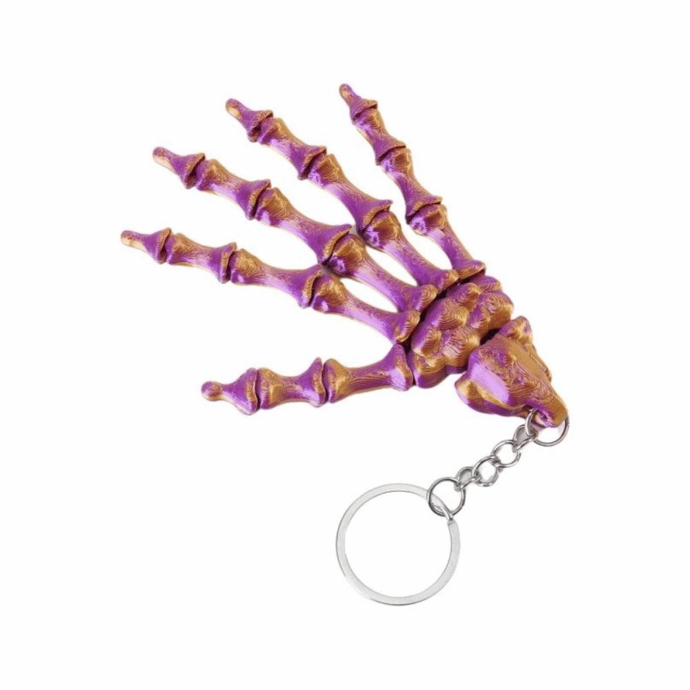 Novelty Skeleton Hand Keychain Creative Skull Hand Key Ring Collectible Toy