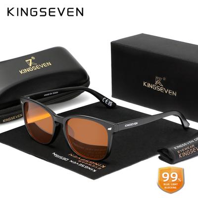 Kingseven Okulary Anti-Blueray Męskie/Damskie Telefon Komputer 99% Blokujące Niebieskie Światło Okulary Studenci Daliy Ultralekki Dodatek Okulary