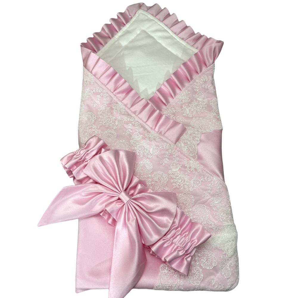 Ricamo Personalizzato Nome Bambino per Neonato con Grande Fiocco Fascia Fasce per Neonato 0-3 Mesi Coperta Ricezione Avvolgitori per Dormire