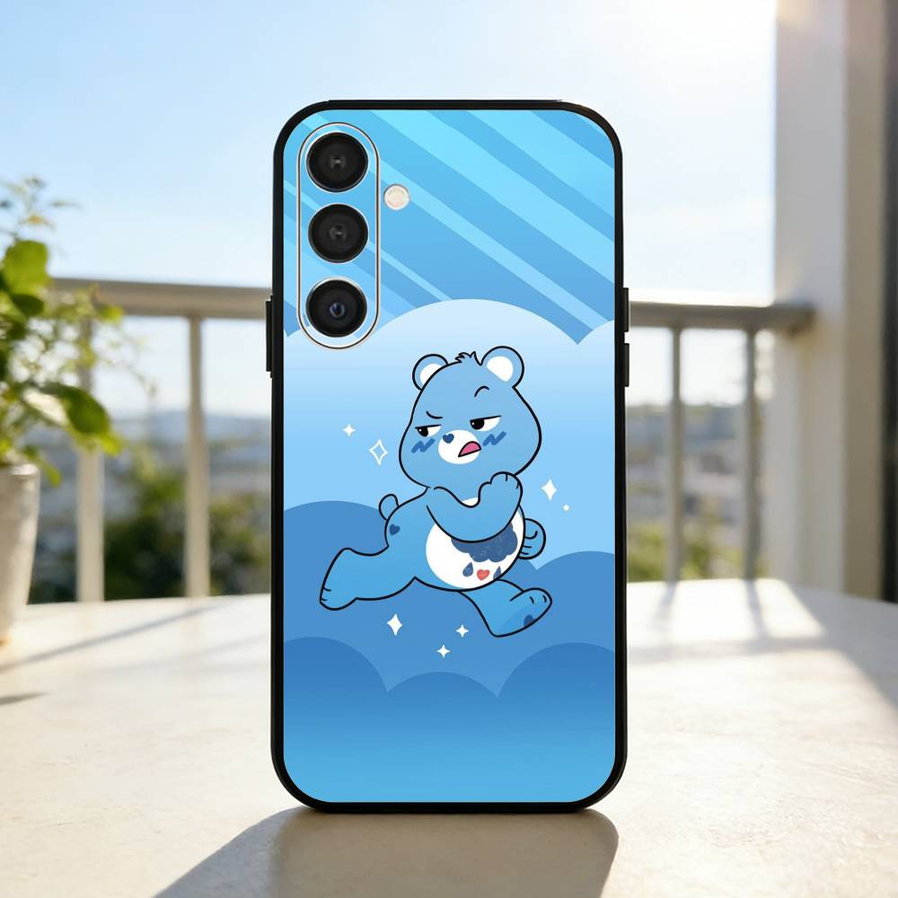 Cartoon C-Care Cute B-Bears Phone Case For Samsung  A73,72,71,A52,51,40,41,A22,A32,31,A13, Soft Black Shell Samsung a21