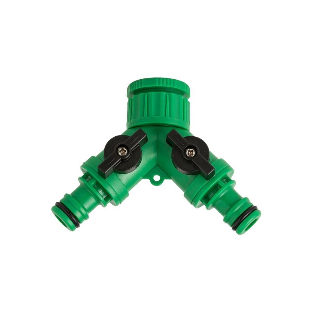 1/2" 3/4" Tap Connector Adapter Y-shaped Garden Irrigation Splitter Valve Watering Equipment