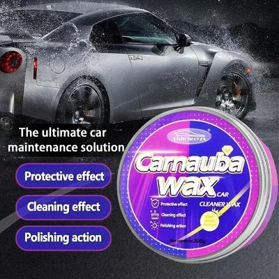 Cire pour voiture Entretien de la peinture automobile Cire en pâte de carnauba Cire de polissage brésilienne Pâte de cire haute brillance Revêtement super hydrophobe Vitrage
