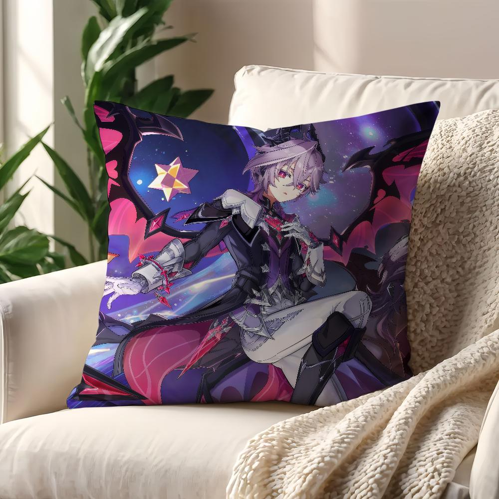 DDurin game Genshin Impact cute cushion cover For Pillow Printing Sofa Decoration Home Car Room Coffee Office Nordic Simplicity