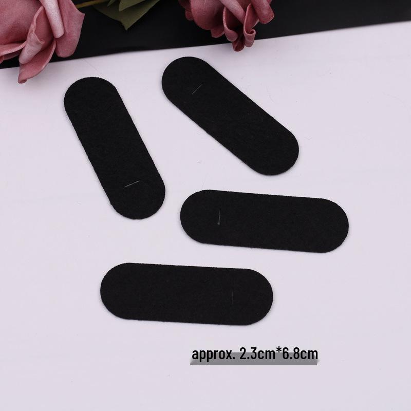 DIY Non-Woven Fabric Jewelry Clips: 5-6cm Square, Teardrop, Oval.