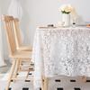 Lace Dining Table Coffee Table Tablecloth Modern Simple Cloth Rectangular European Round Household Small Fresh Tablecloth