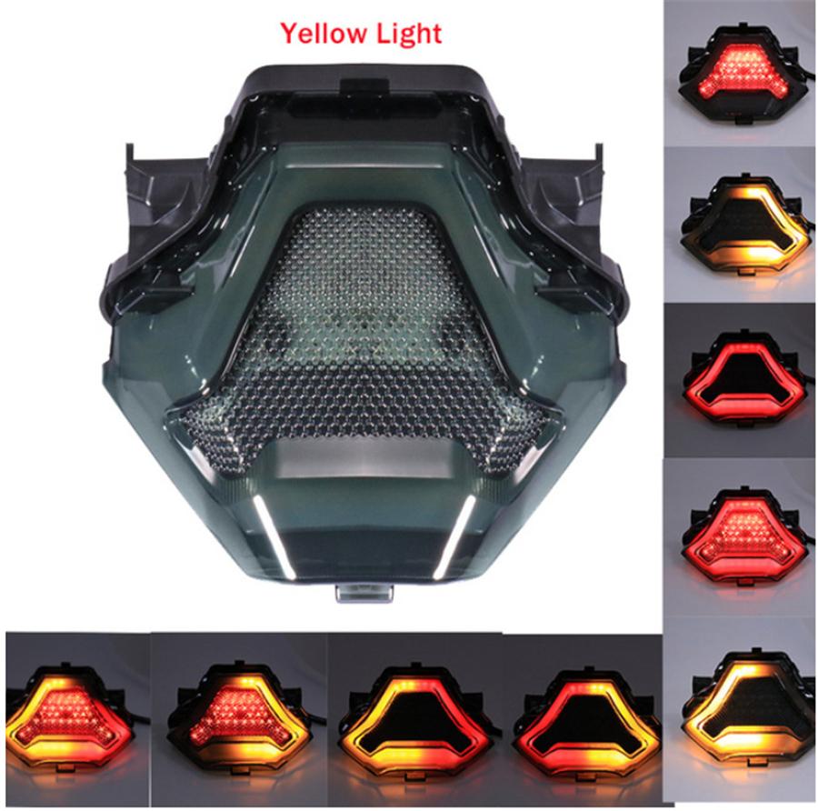 Motorcycle Brake Tail Light LED Flowing Turn Signals For Yamaha YZF R3 R25 Y15ZR