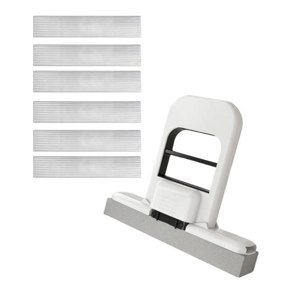 Mini Foldable Desktop Mop Compact Design Kitchen Countertops Glass Small Mop Self-Squeeze Sponge Cleaning Tool