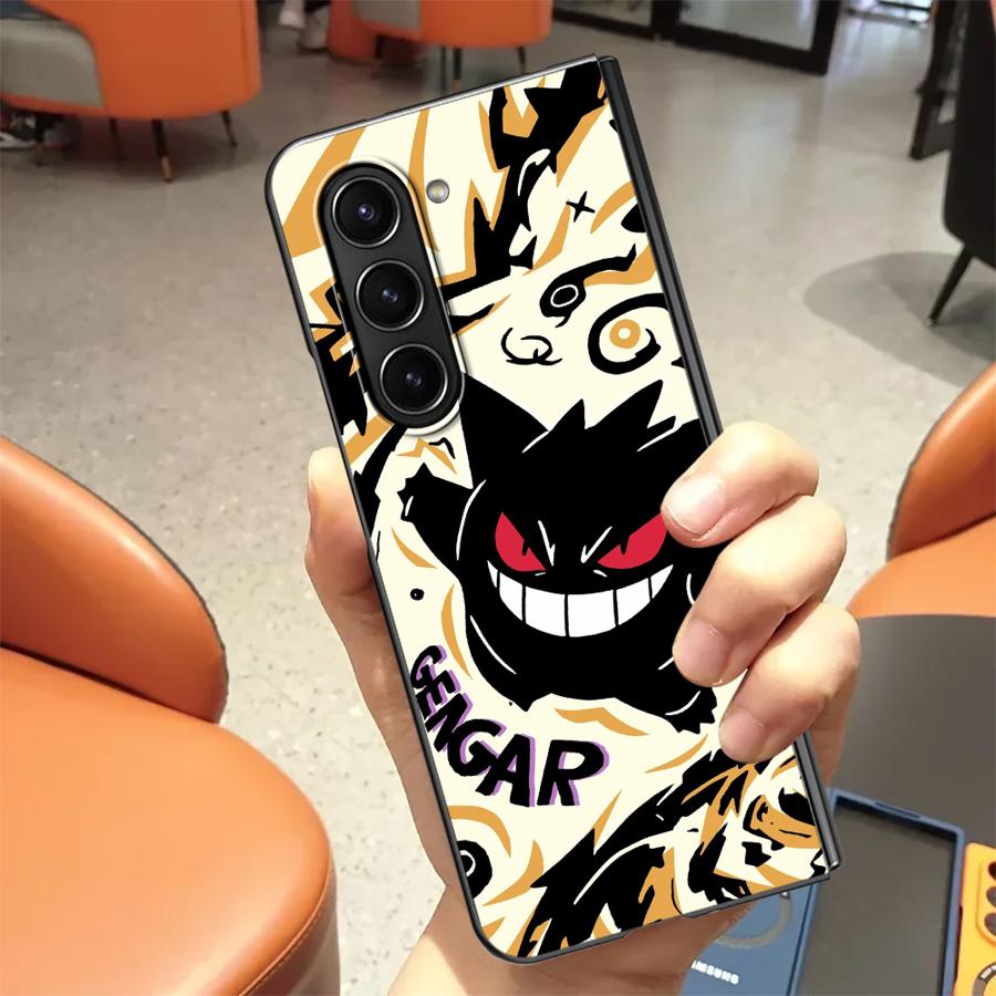 Case for Samsung Galaxy ZFold7 ZFold5 ZFold3 ZFold4 ZFold6 Z Fold 7 6 5 4 3 Back Phone Cover Cool Gengar Pokemon