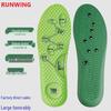 Acupoint Magnetic Therapy Anti-Odor Breathable Insoles with Shock Absorption & Antibacterial Mugwort