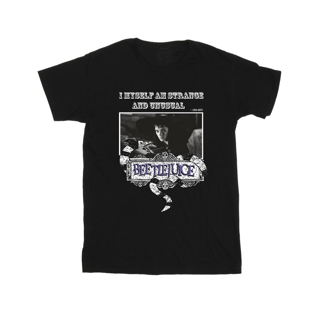 Beetlejuice Mens Strange And Unusual Cotton T-Shirt
