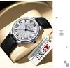 OFNS Rome Couple Watches: Waterproof Quartz Wristwatches with Classic Steel Bands
