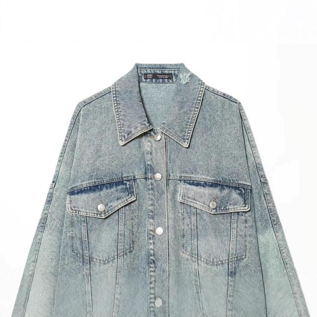 Retro European & American Style Women’s Loose Denim Jacket