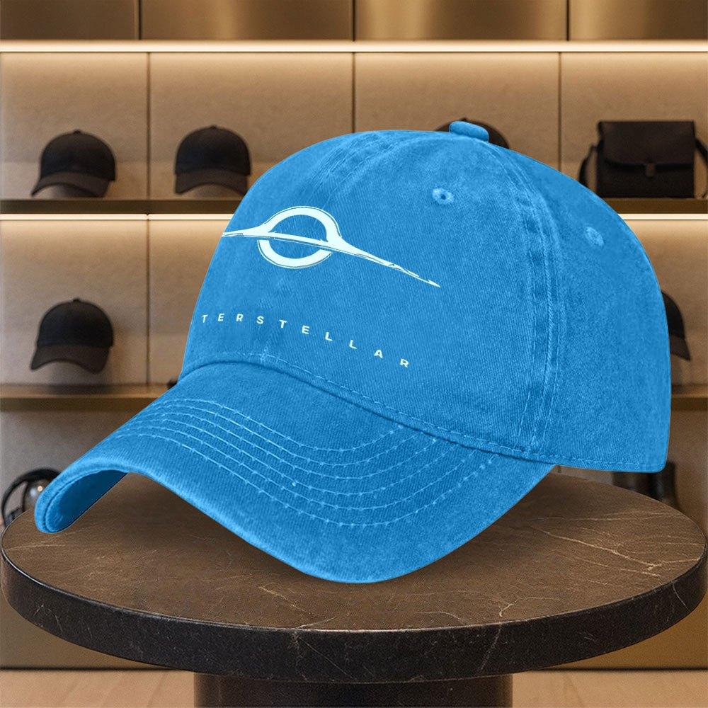 Interstellar Spaceship Print Unisex Baseball Cap Duckbill Cap for Golf Casual Outdoor