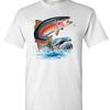 Trout Fishing Rainbow T Shirt Vintage Streetwear Fashion Slightly Designer Clothes Stretched Comfortable Unisex