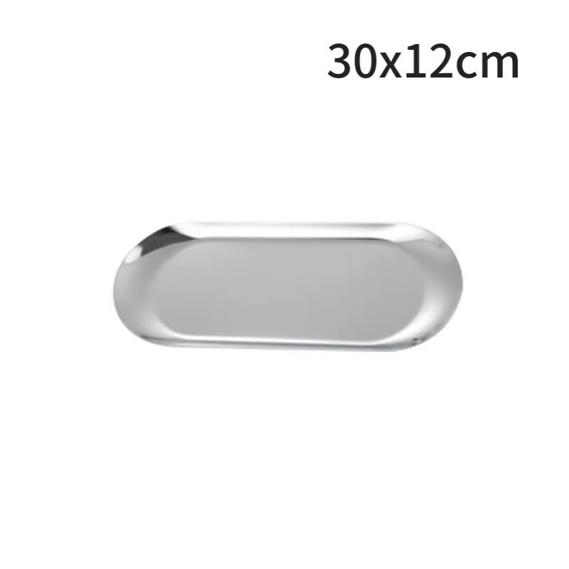 Stainless Steel Oval Serving Platter 30x12cm