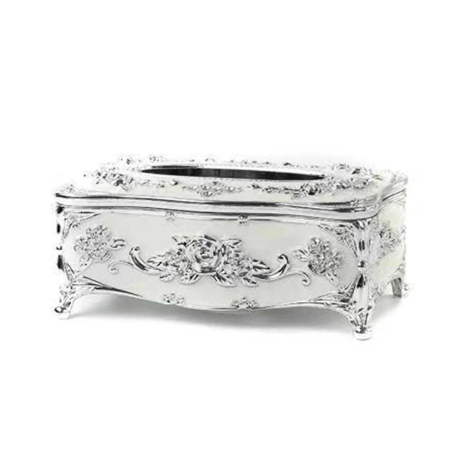 Europäische Taschentuchbox, hochwertige Servietten-Extraktionsbox für Restaurants, Küchen- und Wohnzimmer-Tisch-Taschentuch-Aufbewahrungsbox, Moai