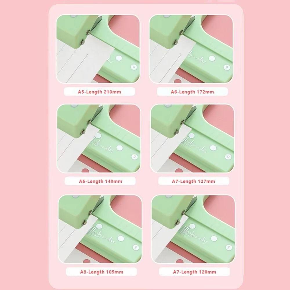 DIY Paper Hole Puncher 3 Holes Paper Binding Punch Hole Punching Machine  Book Binding