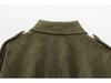 TAOP&ZA Women's Spring Suede Textured Bomber Jacket 4344155