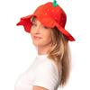 Fruit Hat Cartoon Plush Strawberry Hat Winter Warm Red Fruit Strawberry Cap Unisex Strawberry Cosplay Adult
