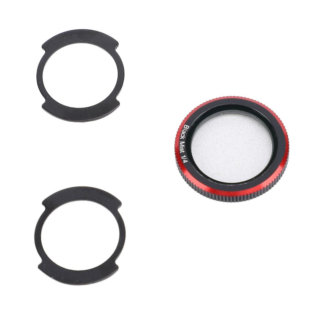 Drone Magnetic Filter Set Aluminum Alloy Frame Optical Glass Lens Quick Release Red 14 Black Mist