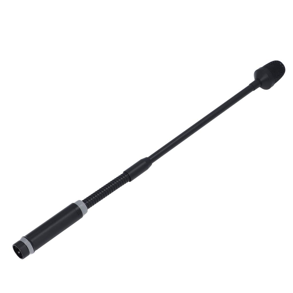 Dynamic Gooseneck Microphone 3 Pin XLR Male Adjustable Hose Professional Gooseneck Mic for DJ Mixer