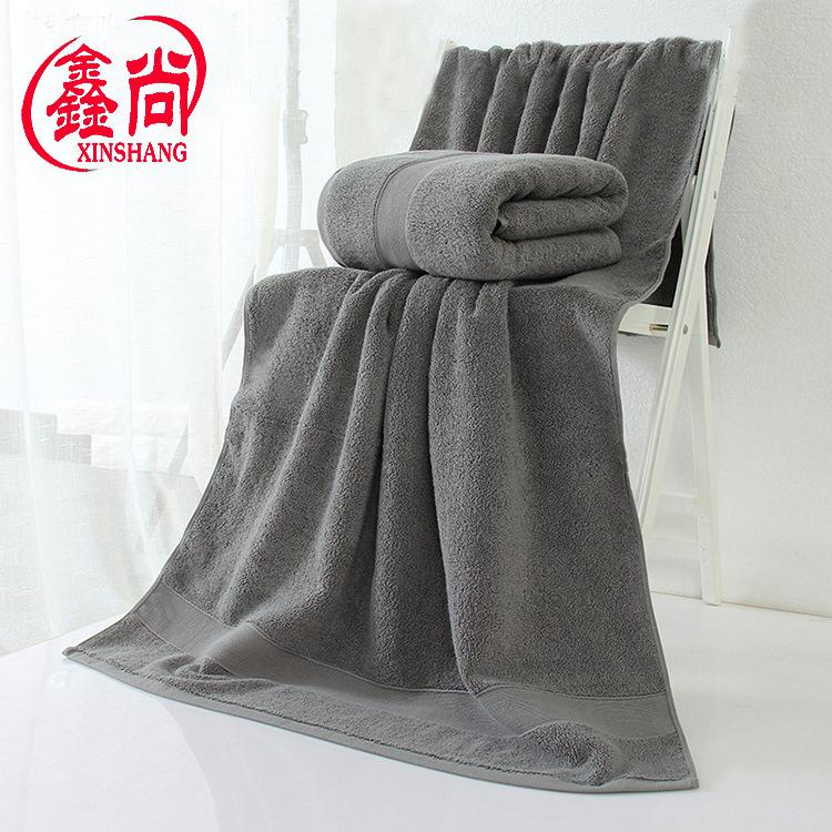Bath Towel Pure Cotton Combed Cotton Wine Bath Towel Adult Thickened Absorbent Cotton Marathon Beach Towel