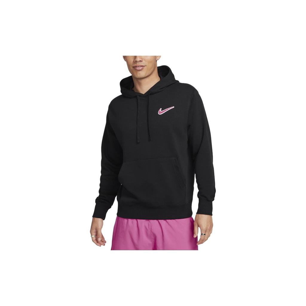 Nike Valentines Day Series Logo Hoodie Long Sleeve Sweatshirt Men Sweatshirt Black FZ5201-010