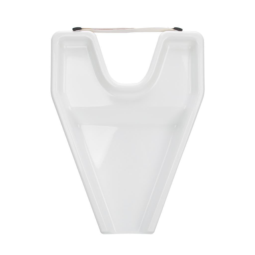 Portable Hair Washing Tray Rinse Shampoo Neck Rest Hair Sink Basin for Home SalonWhite