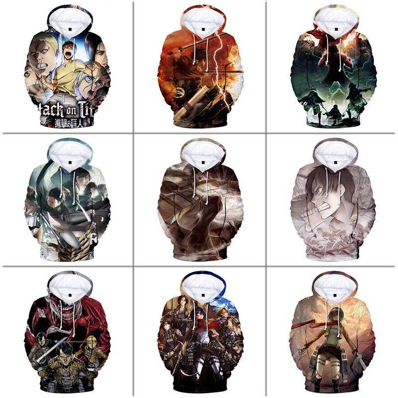 Vibrant Anime Attack On Titan Hoodie Sweatshirt Jacket For Cosplay And Casual Wear