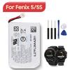 Bateria de Lítio Recarregável Para Garmin Fenix 5 Fenix 6 Fenix 5S Fenix 5X 361-00096-00 361-00097-00 361-00098-00 Bateria de Relógio