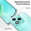 For Honor 400 Lite 5G Clear Phone Case TPU+Acrylic Shockproof Phone Back Cover