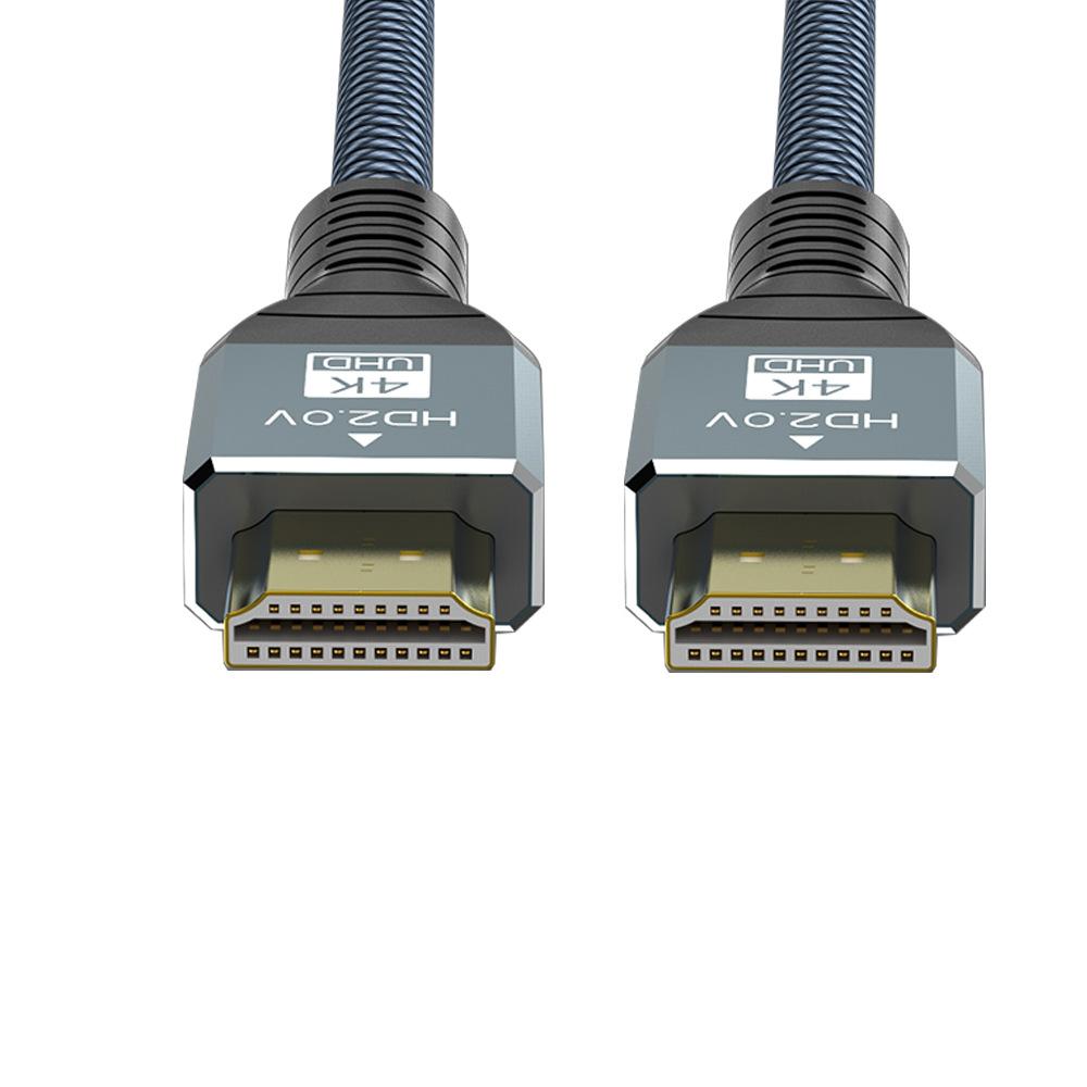 Cheap HDMI cable aluminum alloy nylon braided highquality 4K60 TV