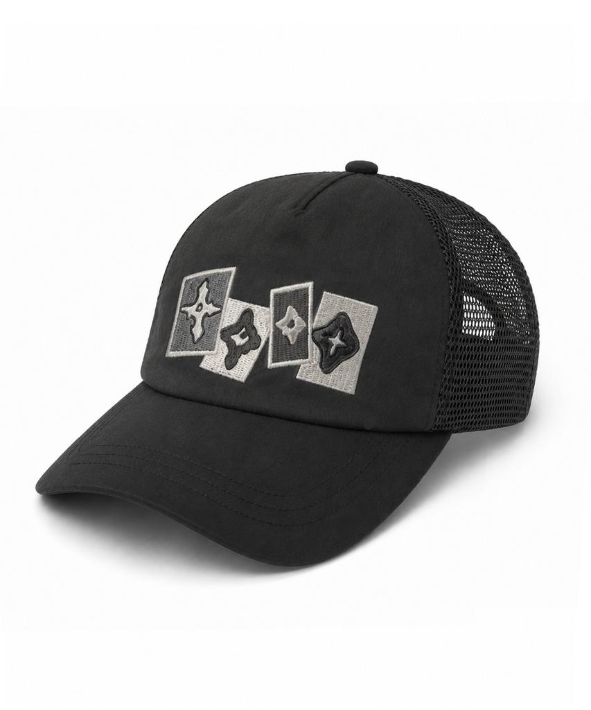 NOT4NERD Fragment Symbol Mesh Running Cap - Black