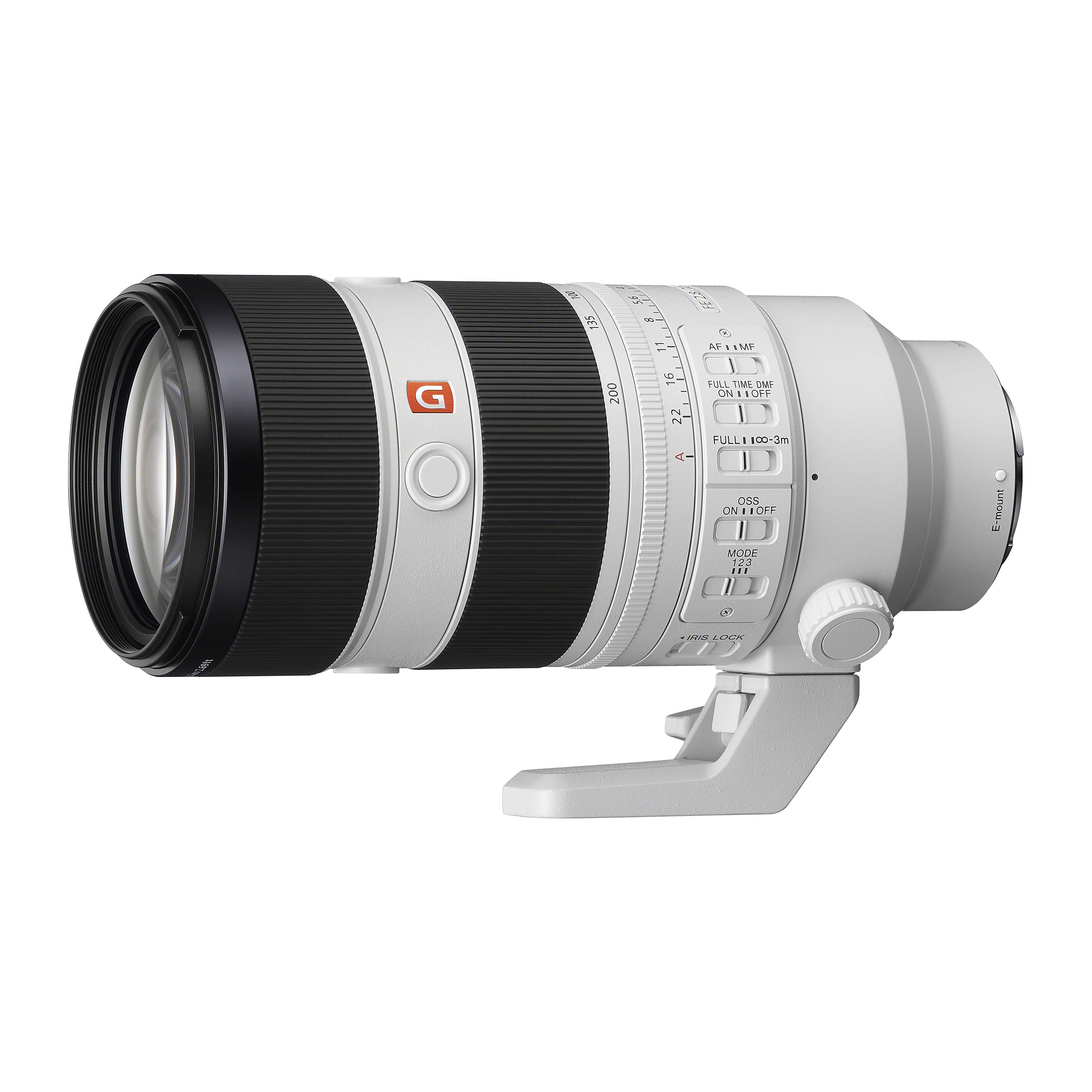 

Sony Объектив FE 70-200 мм f/2.8 GM OSS II чёрный/белый