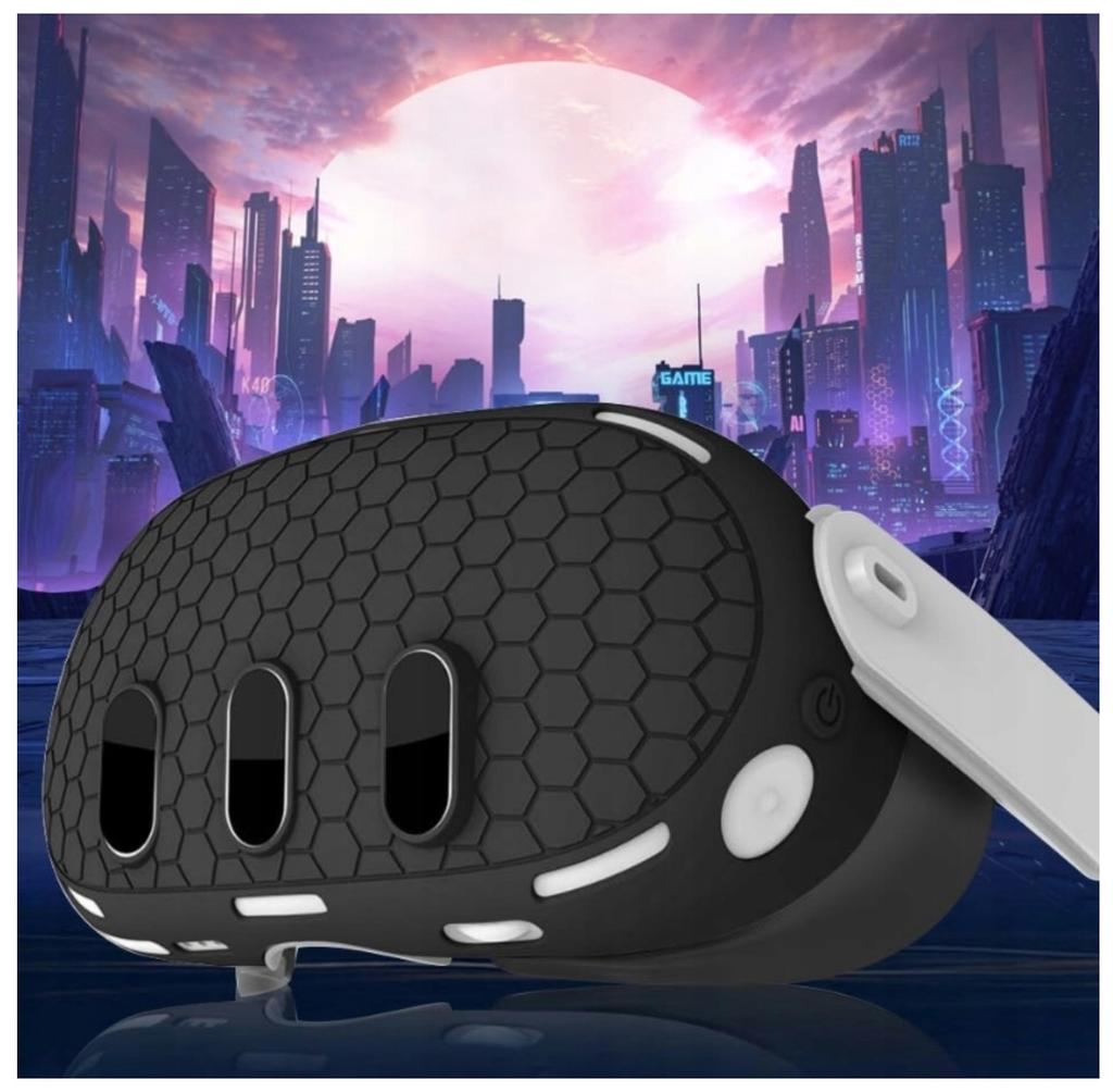 7-in-1 Set of Silicone Case Protection for Oculus Meta Quest 3 VR Goggles Full Cover