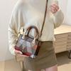 New Women's Design Sense Small Square Bag Fashion Trend High Quality Single Shoulder Crossbody Bag Patchwrok Handbag KTY