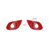 Front Bumper Fog Light Lamp Cover Trim For Dodge Charger 2015+ Red Accessories