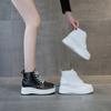 Mode 5,5 CM Femmes Dermis Baskets Nouvelle Mode Hautes Bottes Femmes Chaussures Décontractées à Plateforme Chaussures de Course Extérieures Femmes Tenis Bottines