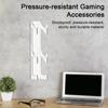 Suporte de parede para gamepad, parafuso de fixação estável, rack de armazenamento universal transparente para ps5/para ps4/para xbox/para switch
